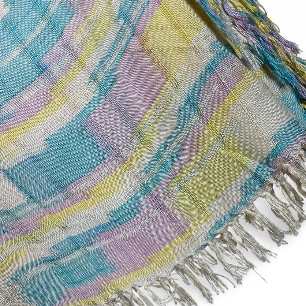 Multicolor Fringe Shawl - Picture 4 of 4